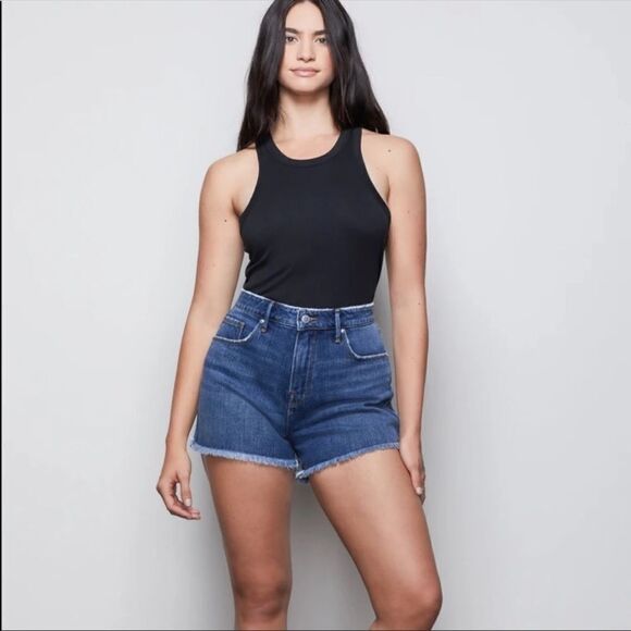 Good American Pants - Good American Good Vintage Denim Shorts